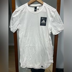 Adidas white tee